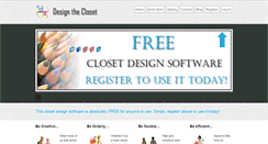 Desktop Screenshot of designthecloset.com