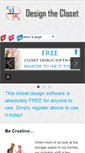 Mobile Screenshot of designthecloset.com